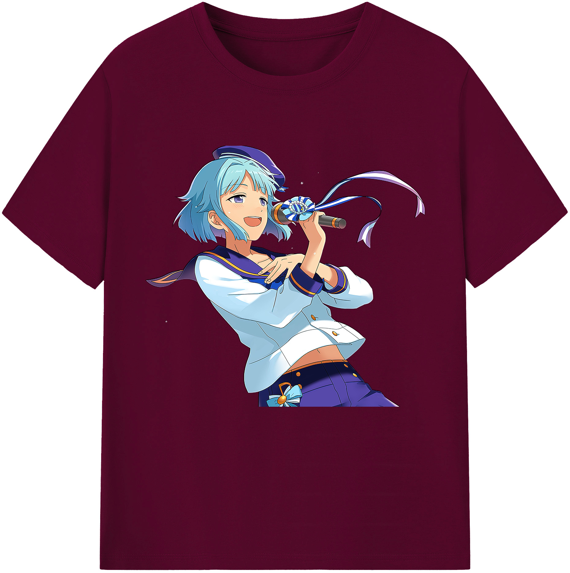 （画像用） あんさんぶるスターズ! Ensemble Stars レディースカジュアルプリントTシャツ（綿100％）